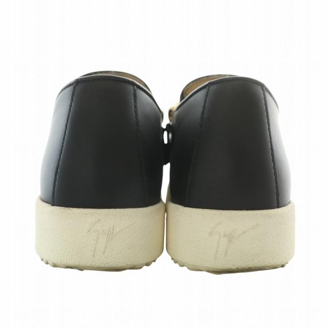 【中古】GIUSEPPE ZANOTTI DESIGN MAY LONDON スリッポン スニーカー ローカット ロゴ 35.5 22.5cm 黒 RW70006