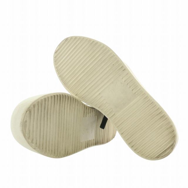 【中古】GIUSEPPE ZANOTTI DESIGN MAY LONDON スリッポン スニーカー ローカット ロゴ 35.5 22.5cm 黒 RW70006