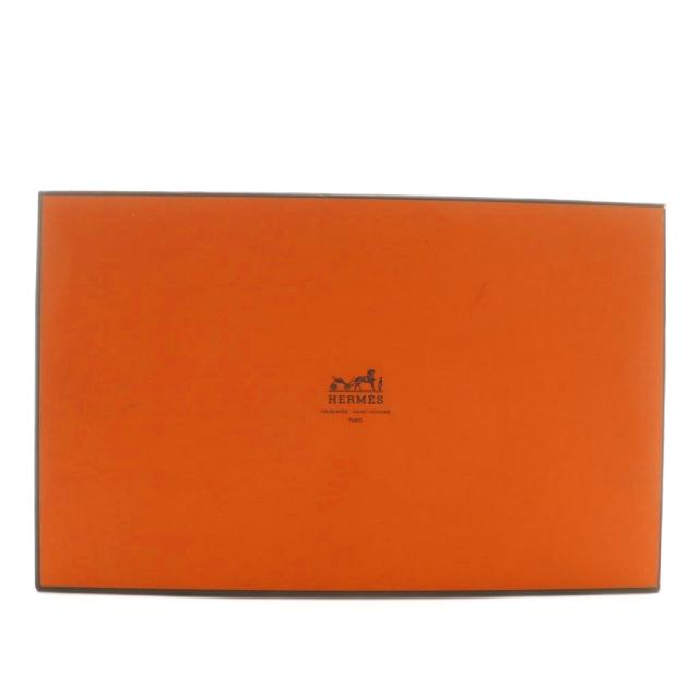 【中古】エルメス HERMES サンダル キャンバス オープントゥ ウッドソール 38 24.5cm 青 ブルー