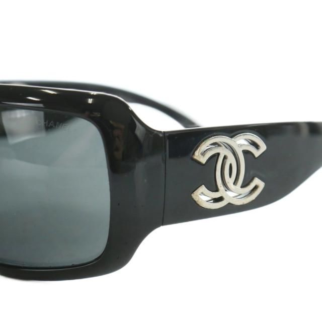 【中古】シャネル CHANEL 眼鏡 サングラス セルフレーム カラーレンズ スクエア ココマーク 黒 ブラック 中古】シャネル CHANEL 眼鏡 サングラス セルフレーム カラーレンズ