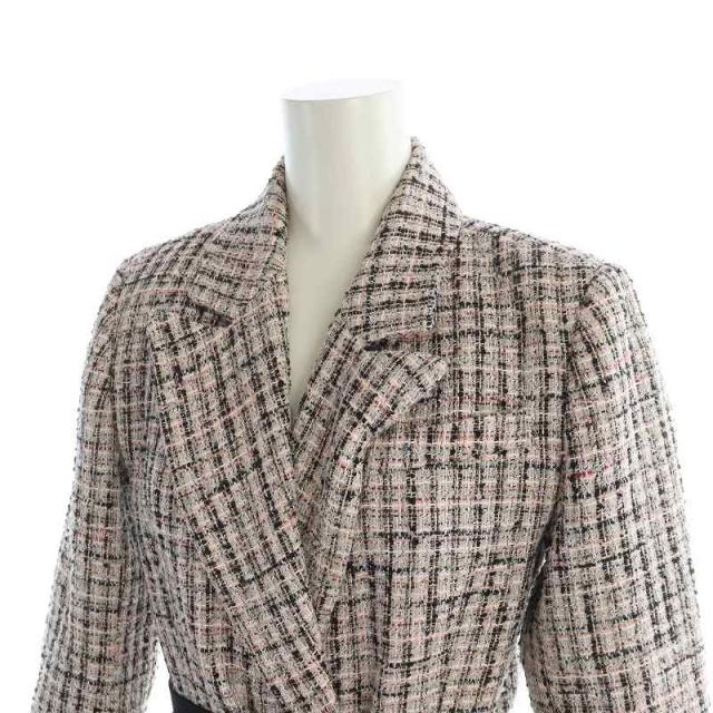 中古】セルフポートレイト ジャケット ミックス プリーツ ワンピース