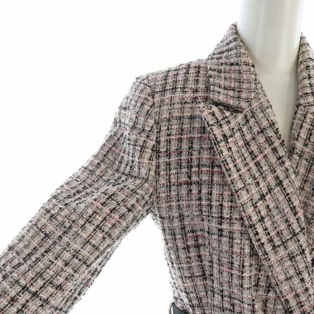 中古】セルフポートレイト ジャケット ミックス プリーツ ワンピース