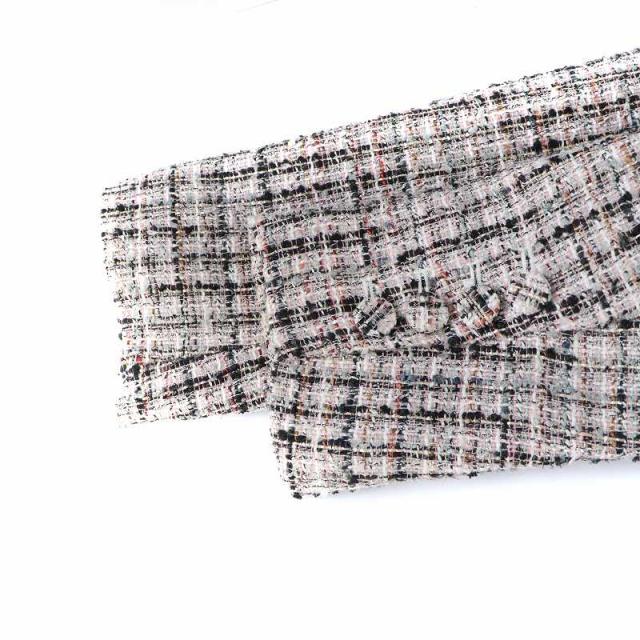 中古】セルフポートレイト ジャケット ミックス プリーツ ワンピース