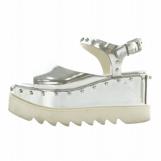 中古】STELLA McCARTNEY ELYSE サンダル レザー 厚底 オープントゥ