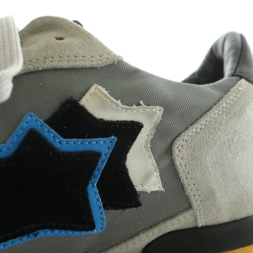 中古】Atlantic Stars スニーカー スエード メッシュ ローカット 星