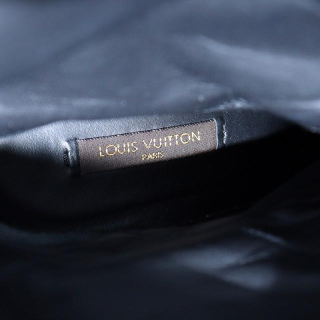 【中古】ルイヴィトン LOUIS VUITTON ショートブーツ ウェッジソール ロゴ スエード 金プレート 37.5 24.5cm 黒