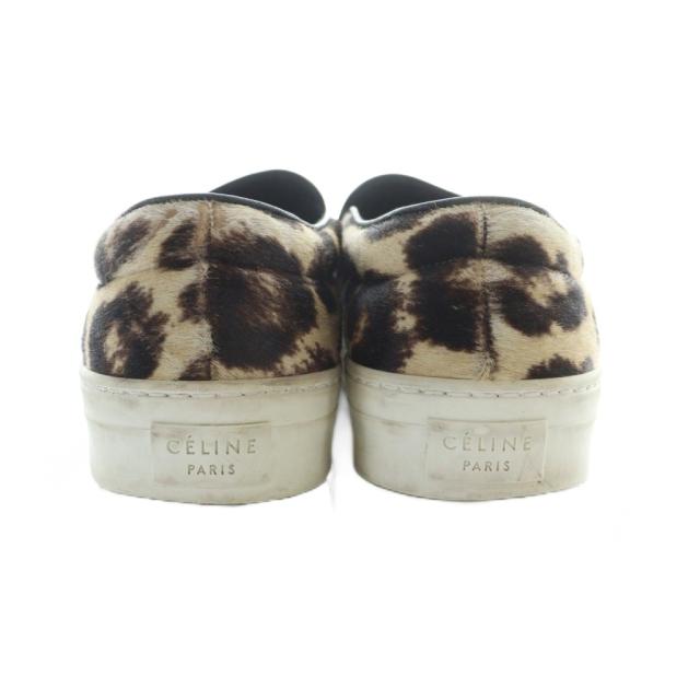 中古】セリーヌ CELINE スリッポン スニーカー シューズ 靴 ハラコ