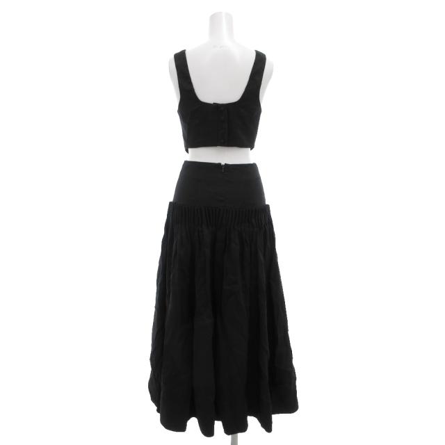 【中古】アジェ Aje オーデットプリーツミディドレス Audette Pleated Midi Dress ノースリーブワンピース ロング 6