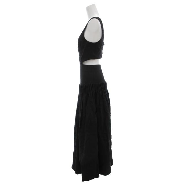 【中古】アジェ Aje オーデットプリーツミディドレス Audette Pleated Midi Dress ノースリーブワンピース ロング 6