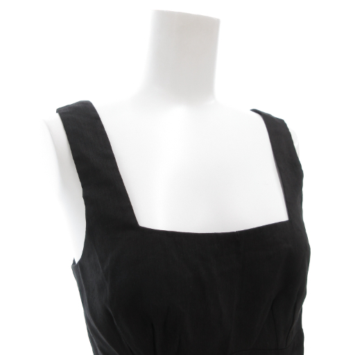 【中古】アジェ Aje オーデットプリーツミディドレス Audette Pleated Midi Dress ノースリーブワンピース ロング 6