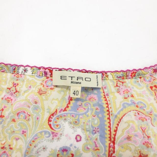 中古】未使用品 エトロ ETRO タグ付き ブラウス カットソー