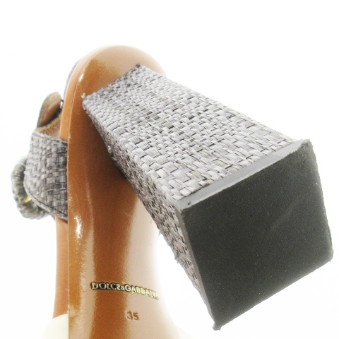 【中古】ドルチェ&ガッバーナ ドルガバ DOLCE&GABBANA ハイヒールサンダル アンクルストラップ ドット 35 白 中古】ドルチェ&ガッバーナ ドルガバ DOLCE&GABBANA ハイヒール