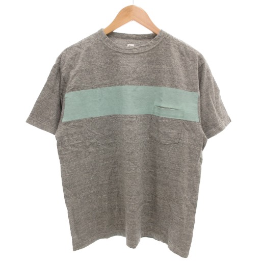 【中古】キャプテンサンシャイン KAPTAIN SUNSHINE ウエストコースト West Coast Tee ポケットTシャツ 半袖 40