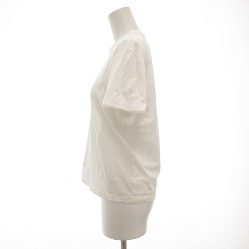 【中古】プラダ PRADA Tシャツ カットソー 半袖 クルーネック 三角タグ S 白 ホワイト /GV ■GY19 レディース_2
