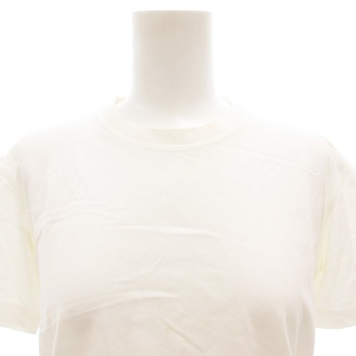 【中古】プラダ PRADA Tシャツ カットソー 半袖 クルーネック 三角タグ S 白 ホワイト /GV ■GY19 レディース_3