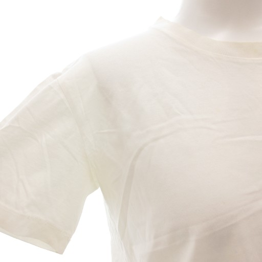【中古】プラダ PRADA Tシャツ カットソー 半袖 クルーネック 三角タグ S 白 ホワイト /GV ■GY19 レディース_4