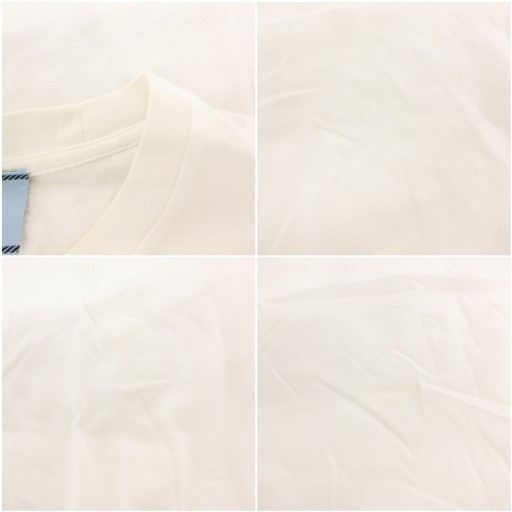 【中古】プラダ PRADA Tシャツ カットソー 半袖 クルーネック 三角タグ S 白 ホワイト /GV ■GY19 レディース_8