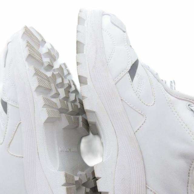 【中古】エンポリオアルマーニ EMPORIO ARMANI ダッド スニーカー シューズ ローカット イーグル ロゴ US8 26.0cm 白