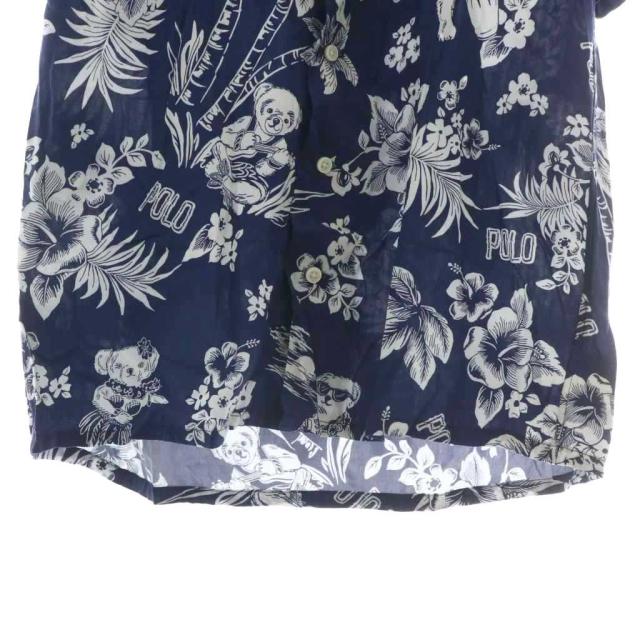 中古】POLO RALPH LAUREN CUSTOM FIT アロハシャツ オープンカラー