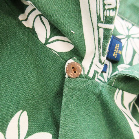 中古】POLO RALPH LAUREN アロハシャツ 開襟 オープンカラー 半袖