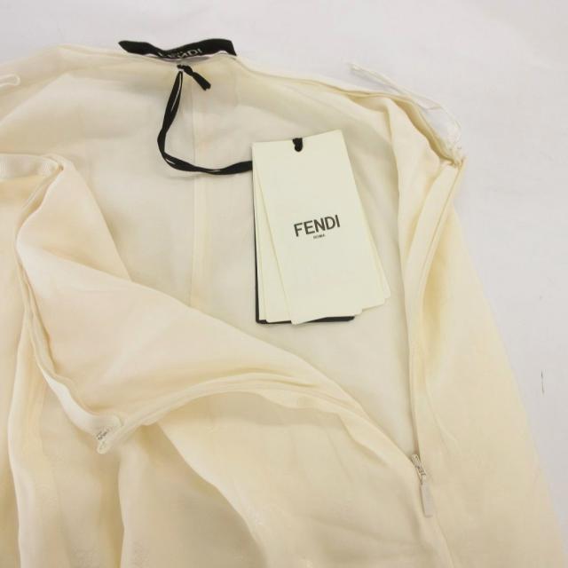 中古】未使用品 フェンディ FENDI タグ付き ロングスカート ミモレ