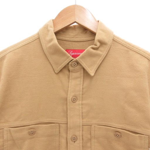中古】シュプリーム SUPREME モールスキン フィールドシャツ Moleskin