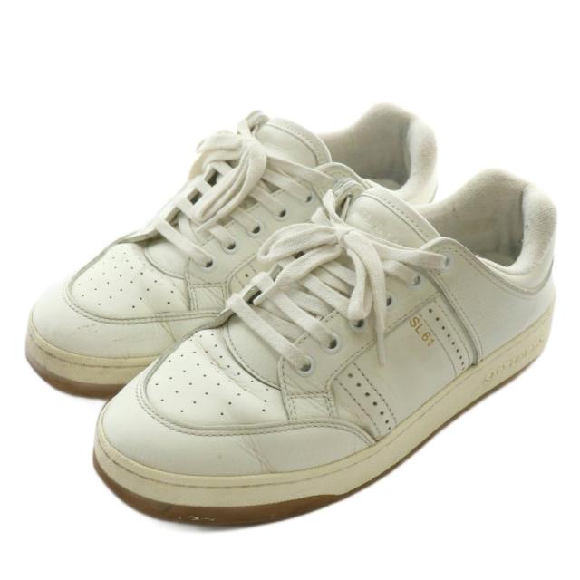 中古】サンローラン パリ SAINT LAURENT PARIS スニーカー レザー