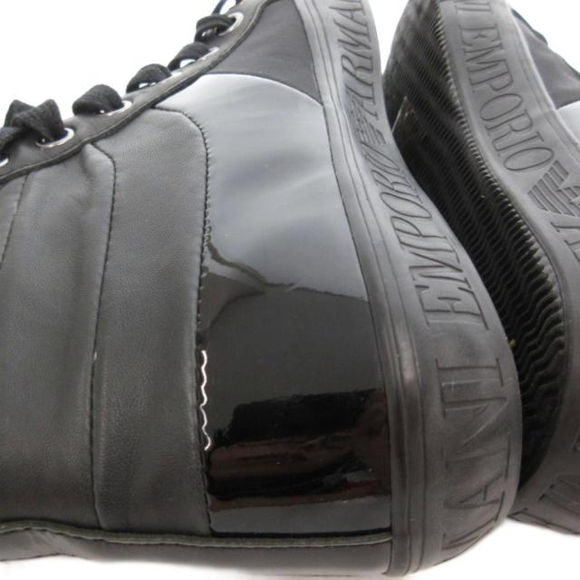 中古】エンポリオアルマーニ EMPORIO ARMANI ハイカット スニーカー