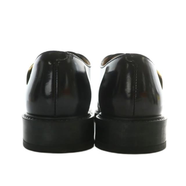 【中古】TOD'S GOMMA BASSO 59C MONK FIBBIE ローファー ドレスシューズ ダブルモンクストラップ 38.5 25.5cm 黒