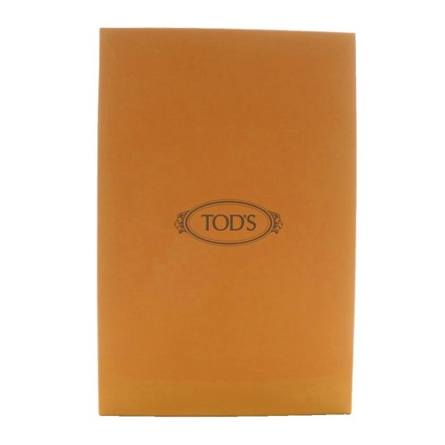 【中古】TOD'S GOMMA BASSO 59C MONK FIBBIE ローファー ドレスシューズ ダブルモンクストラップ 38.5 25.5cm 黒