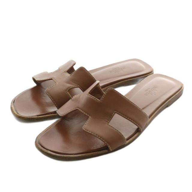 希少！エルメス　サンダル　オラン　36 1/2 サンダルエルメス オラン サンダル 希少！エルメス サンダル オラン 36