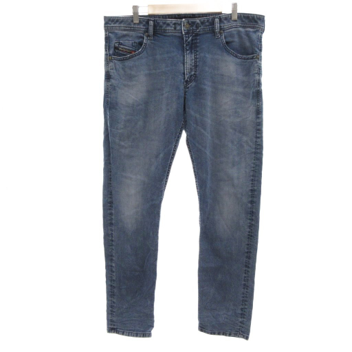【中古】ディーゼル DIESEL 美品 thommer jogg スリム デニムパンツ ジーンズ ストレッチ W38 L32 ブルー系