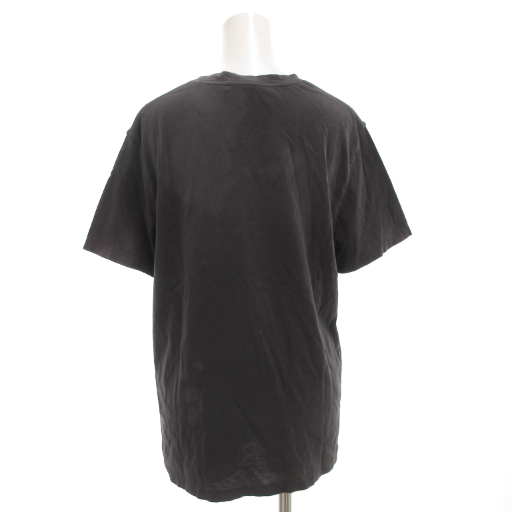【中古】クリスチャンディオール 24SS コットン リネン ジャージー Tシャツ ストーンウォッシュ加工 M グレー 中古】クリスチャンディオール 24SS コットン リネン ジャージー T