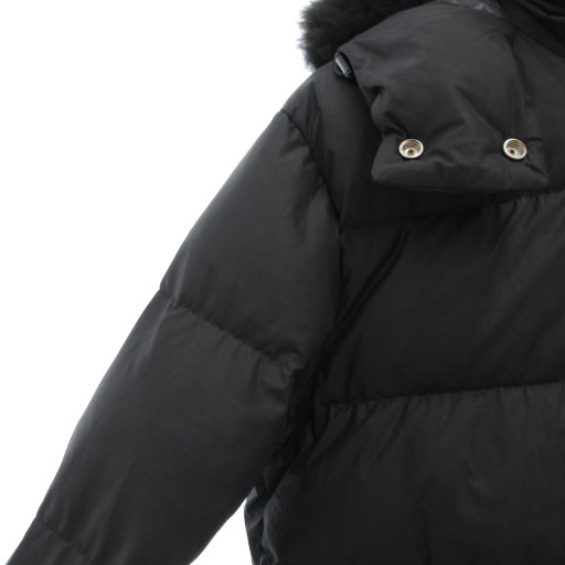 coach ダウンコート　ミッド ダウン パッファー シアリング　ロゴ　白 新作☆【COACH】ミッド パッファー コート シアリング (Coach/ダウン