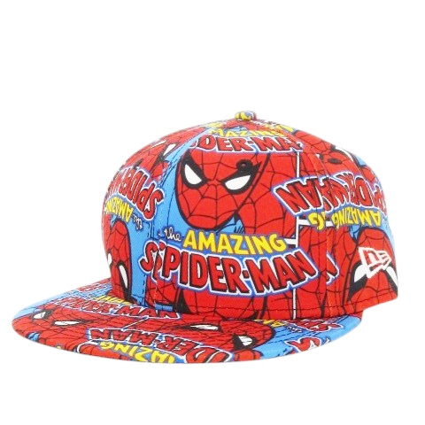 中古】NEW ERA × MARVEL スパイダーマン 59FIFTY 帽子 キャップ 野球帽