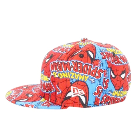 中古】NEW ERA × MARVEL スパイダーマン 59FIFTY 帽子 キャップ 野球帽