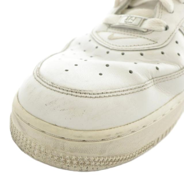 【中古】NIKE × Supreme Air Force 1 Low White スニーカー レザー ローカット ロゴ US11.5 29.5cm 白 CU9225-100