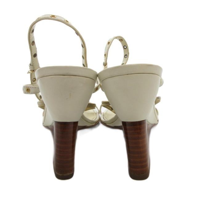 中古】ルイヴィトン LOUIS VUITTON サンダル ウェッジソール ウッド