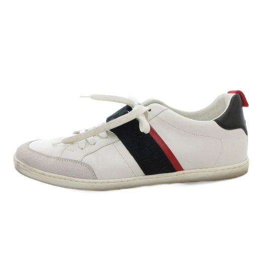 【中古】ルイヴィトン LOUIS VUITTON MS1123 ダミエ バンド LVロゴ スニーカー シューズ ローカット 7 白