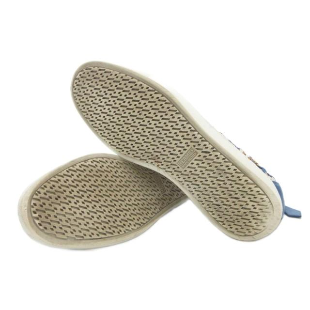 【中古】エルメス HERMES スリッポン スニーカー シューズ ローカット 白 ホワイト メッシュ 総柄 /FF ■GY19 中古】エルメス HERMES スリッポン スニーカー シューズ ローカット 白