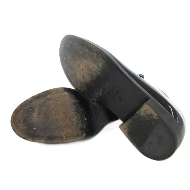 中古】セリーヌ CELINE エディ期 ドレスシューズ ビジネス パテント