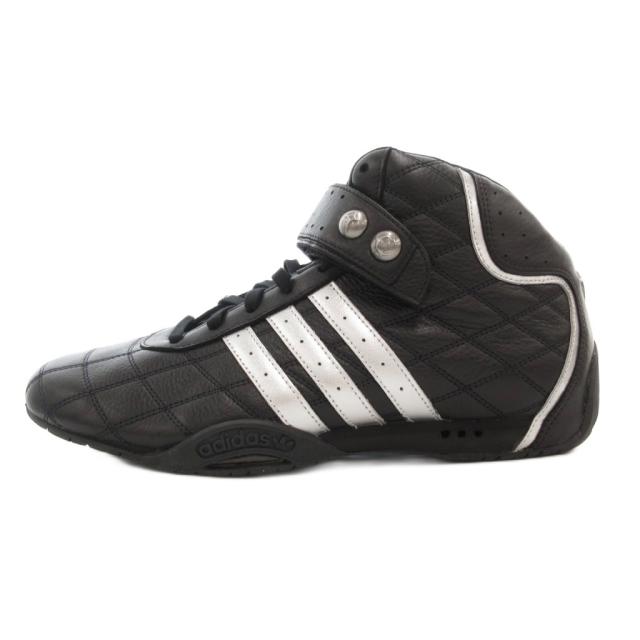 【中古】アディダス adidas THUG CLUB 美品 アディレーサー ハイ コアブラック/シルバーメタリック スニーカー 29cm