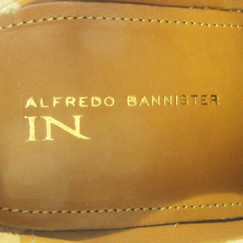 【中古】未使用品 アルフレッドバニスター alfredoBANNISTER レースアップモンキーシューズ ドレス 革 39 茶_6