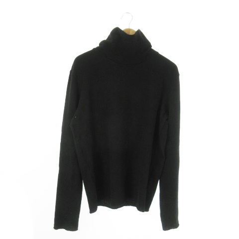 【中古】kujaku by Takuma Nishizaka 長袖カットソー ニットソー ハイネック オーバーサイズ カシミヤ混 無地 1 黒