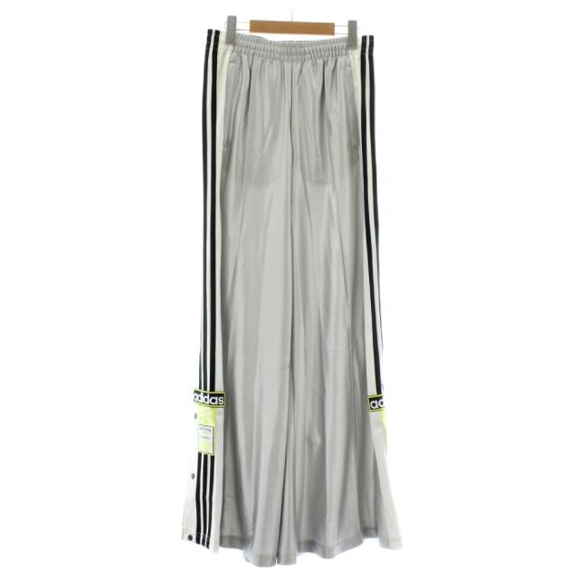 【中古】adidas Adilenium シーズン2 オーバーサイズ アディブレイクパンツ トラックパンツ XL シルバー色 JM9273