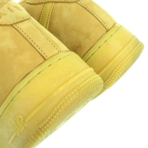【中古】ナイキ NIKE Air Force 1 Mid Flax スニーカー ハイカット レースアップ 27.5cm 茶 ブラウン DJ9158-200