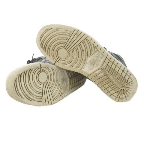 【中古】ナイキ NIKE AIR JORDAN 1 RETRO HIGH OG スニーカー レースアップ ハイカット レザー 革 ロゴ 9 27.0cm 黒