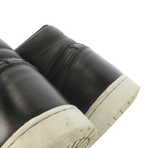 【中古】ナイキ NIKE AIR JORDAN 1 RETRO HIGH OG スニーカー レースアップ ハイカット レザー 革 ロゴ 9 27.0cm 黒