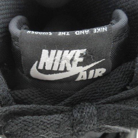 【中古】ナイキ NIKE AIR JORDAN 1 RETRO HIGH OG スニーカー レースアップ ハイカット レザー 革 ロゴ 9 27.0cm 黒