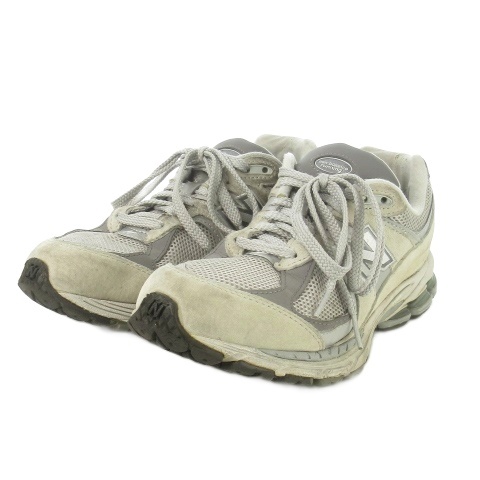 【中古】NEW BALANCE running 2002R ランニングシューズ スニーカー ローカット レースアップ 26.5cm グレー